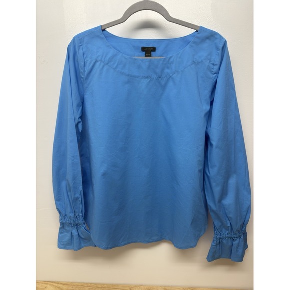 Ann Taylor Tops - NEW Ann Taylor Sky Teal Blue Long Sleeve Blouse Shirt Top Small #48